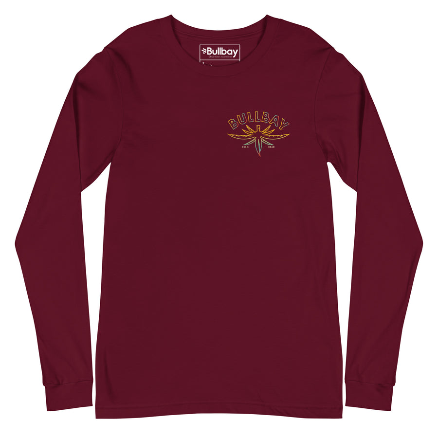 Palm Head I-X Airlume Long Sleeve Tee - Bullbay Brand