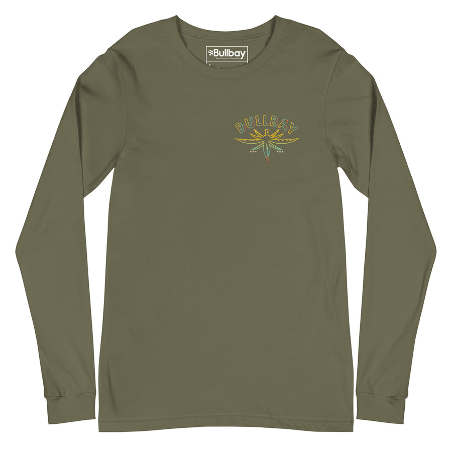 Palm Head I-X Airlume Long Sleeve Tee - Bullbay Brand