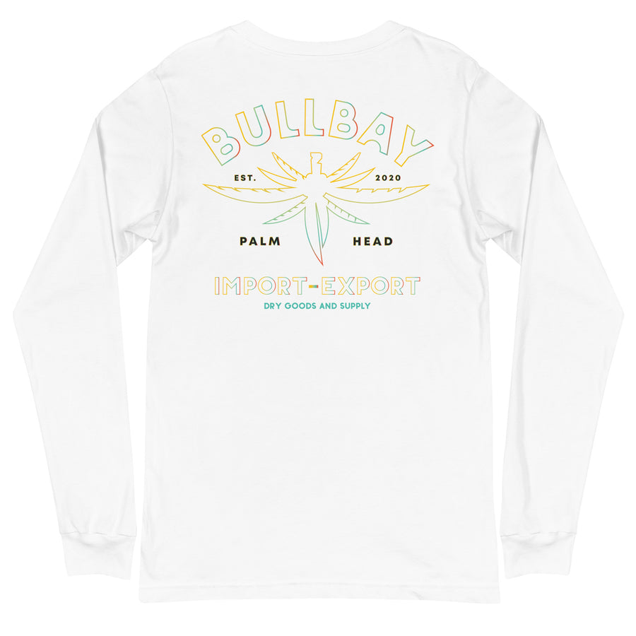 Palm Head I-X Airlume Long Sleeve Tee - Bullbay Brand