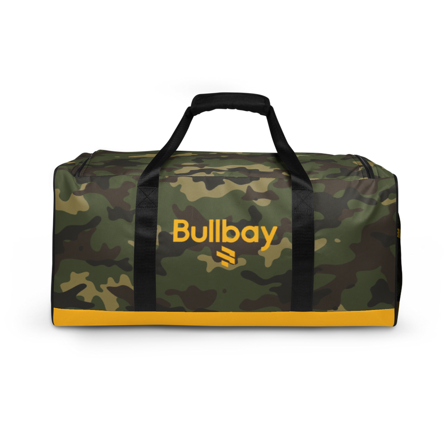 Bullbay Camo Yellow Bottom Duffle bag - Bullbay Brand