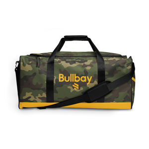 Bullbay Camo Yellow Bottom Duffle bag - Bullbay Brand