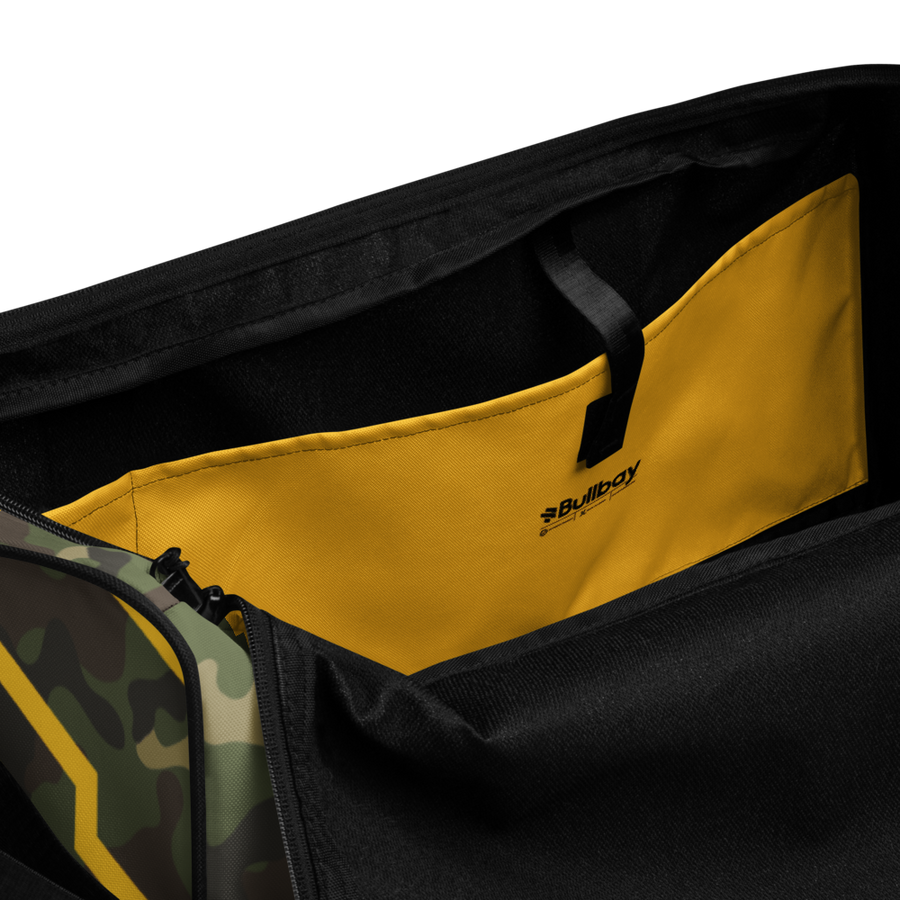 Bullbay Camo Yellow Bottom Duffle bag - Bullbay Brand