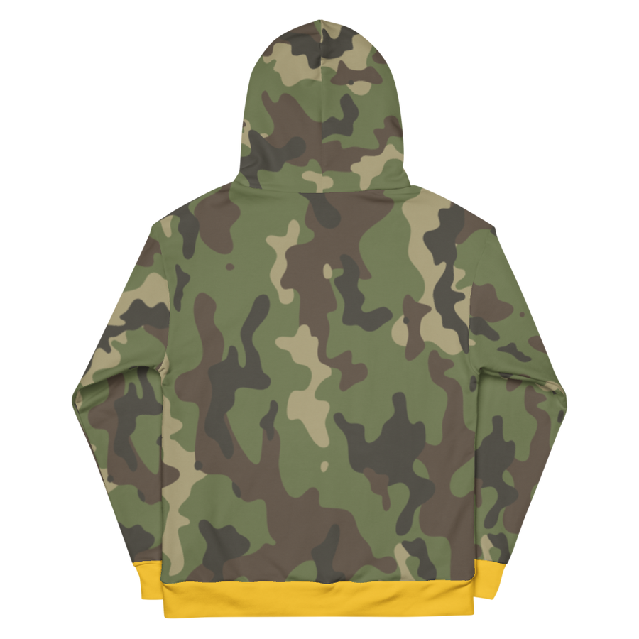 Gold Ribbed Camo Hoodie - Bullbay Brand