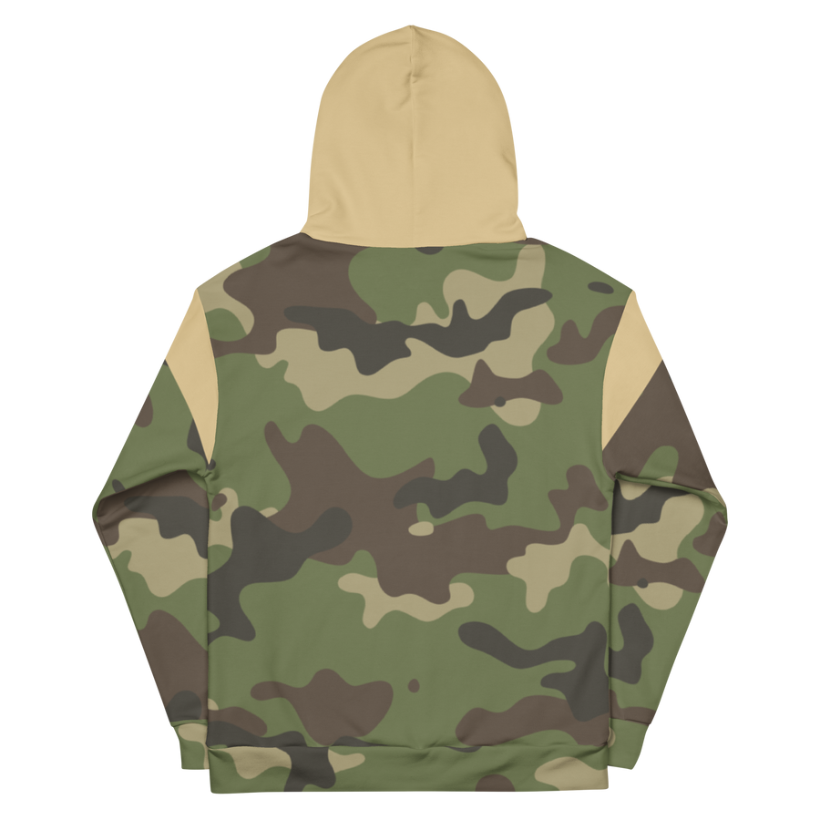 Camo-Sand Brushed Fleece Hoodie - Bullbay Brand