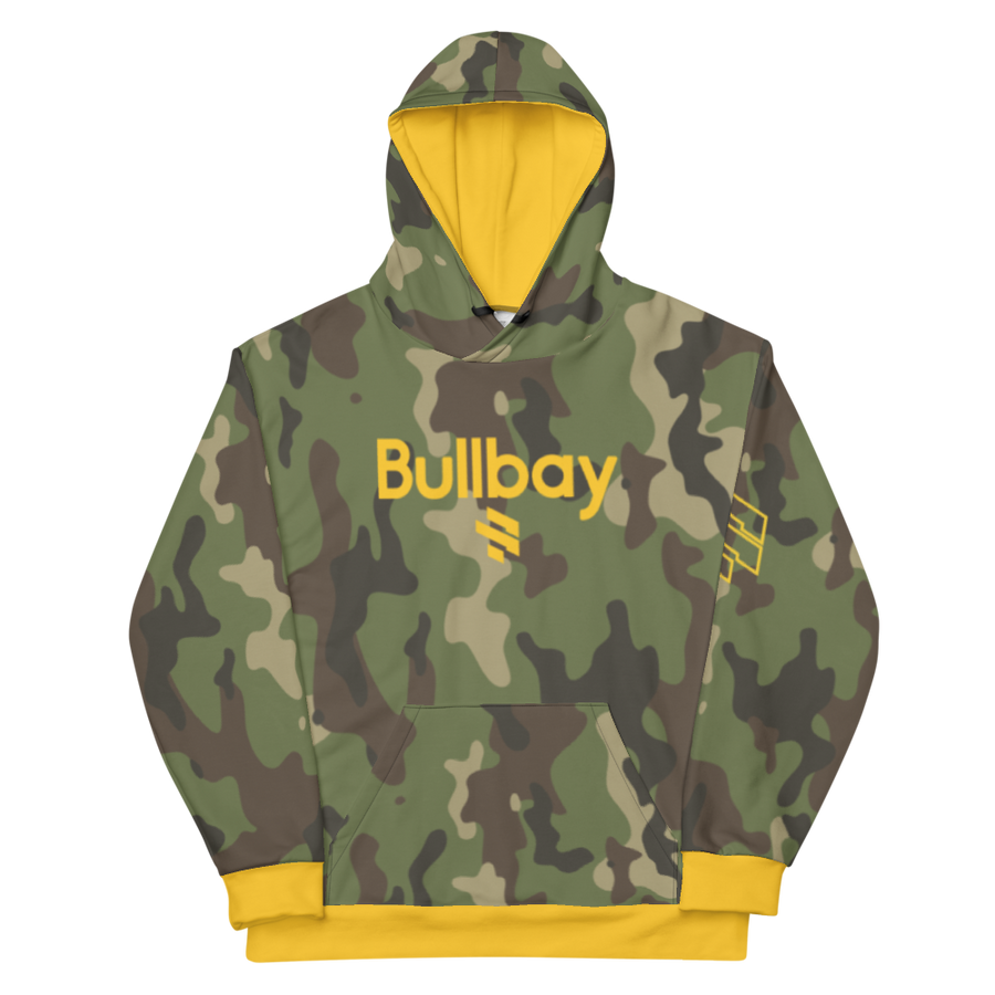 Gold Ribbed Camo Hoodie - Bullbay Brand