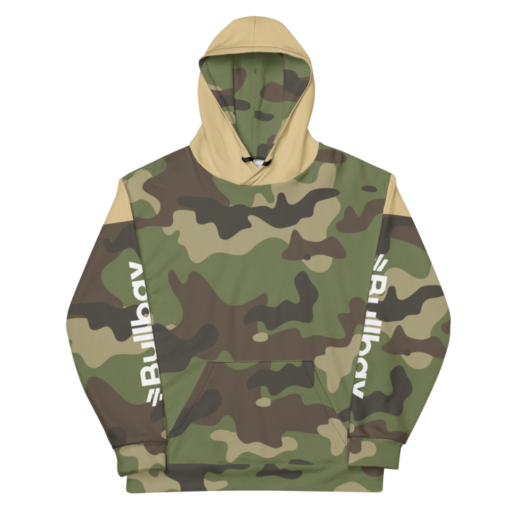 Camo-Sand Brushed Fleece Hoodie - Bullbay Brand