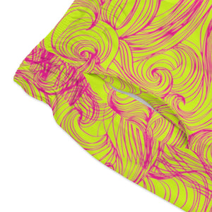 Neon Wave Board Trunks - Bullbay Brand