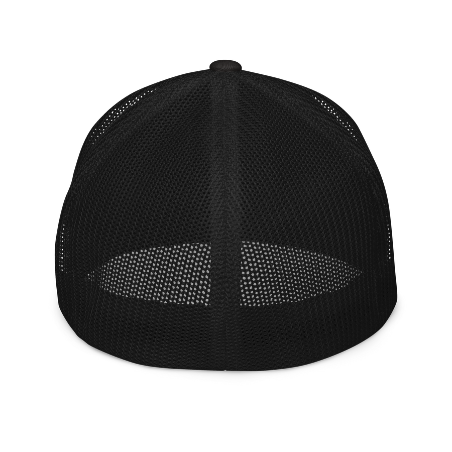 Stacked Mesh-Back Hat - Bullbay Brand