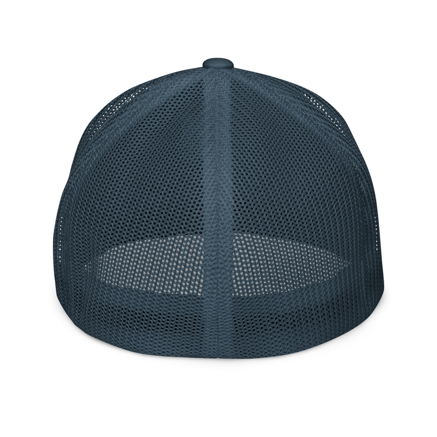 Stacked Mesh-Back Hat - Bullbay Brand