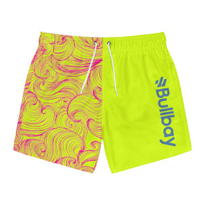 Neon Wave Board Trunks - Bullbay Brand