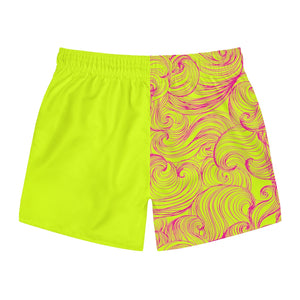 Neon Wave Board Trunks - Bullbay Brand