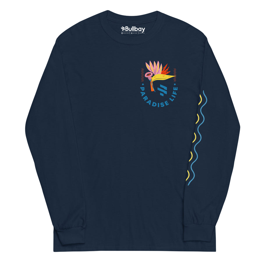 Paradise Life Long Sleeve Tee - Bullbay Brand