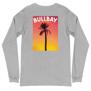 Bullbay Sunset Palm Long Sleeve Tee - Bullbay Brand