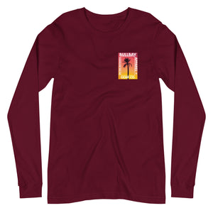 Bullbay Sunset Palm Long Sleeve Tee - Bullbay Brand