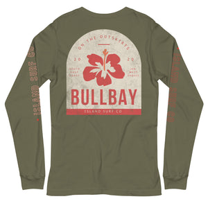 Hibiscus Surf Long Sleeve Tee - Bullbay Brand