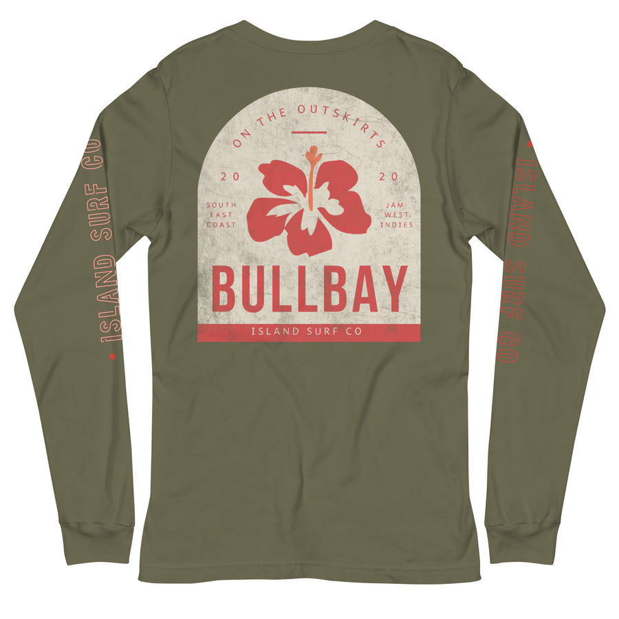 Hibiscus Surf Long Sleeve Tee - Bullbay Brand