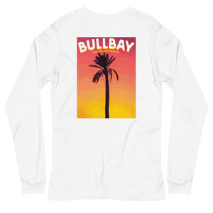 Bullbay Sunset Palm Long Sleeve Tee - Bullbay Brand