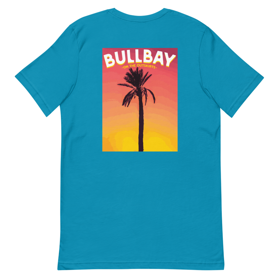 Bullbay Sunset Palm tee - Bullbay Brand