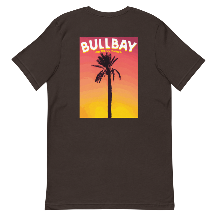 Bullbay Sunset Palm tee - Bullbay Brand