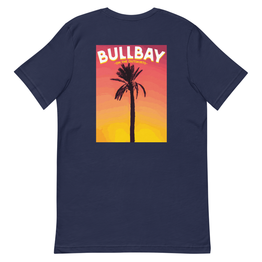 Bullbay Sunset Palm tee - Bullbay Brand