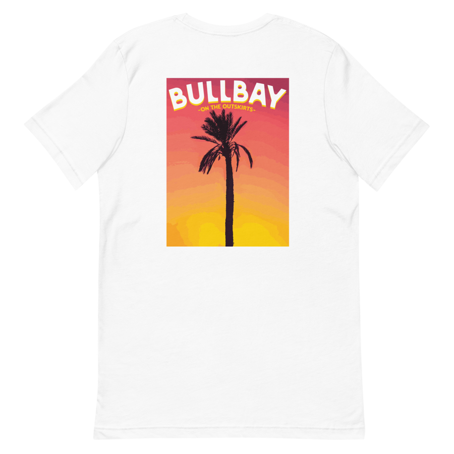 Bullbay Sunset Palm tee - Bullbay Brand