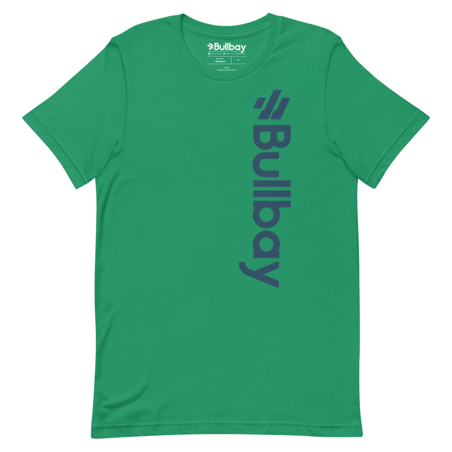 New Wave Vertical Logo Tee - Bullbay Brand