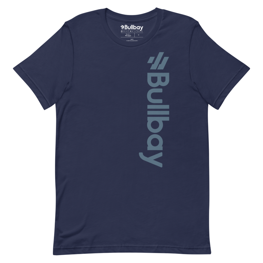 New Wave Vertical Logo Tee - Bullbay Brand