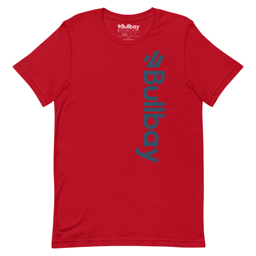 New Wave Vertical Logo Tee - Bullbay Brand