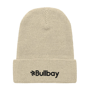 Brand Waffle Knit Beanie - Bullbay Brand