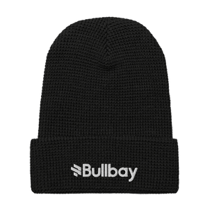 Brand Waffle Knit Beanie - Bullbay Brand