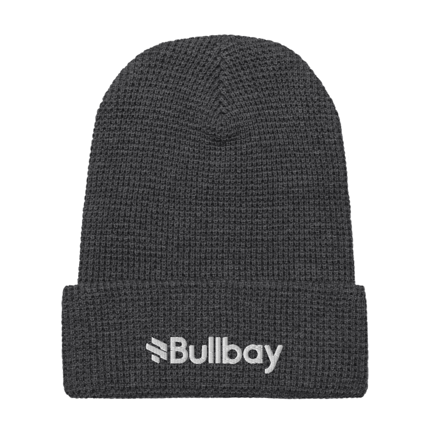 Brand Waffle Knit Beanie - Bullbay Brand