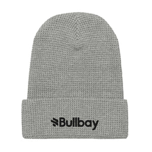 Brand Waffle Knit Beanie - Bullbay Brand